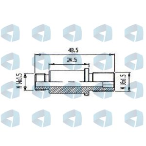 Adaptador para filtro - Tipo Delphi