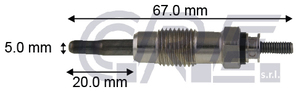 Calentador para Alfa Romeo - Citroen - Fiat - Ford - Honda - Iveco - KHD - Lada - Lancia - Opel - Peugeot - Poclain - Renault - Rover - Vauxhall