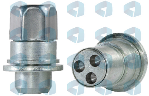 Tuercas antirrobo cónicas con arandela plana Amadini modelo AG4