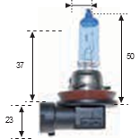 H-9 12v 65w PGJ19-5 Xenón Láser