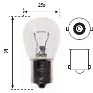 Stop 48v 10w BA15s S-25