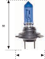 H-7 12v 55w PX26d Super Xenón Láser