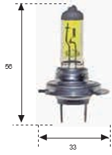 Lámpara H-7 12v 55w PX26d TCLIMA