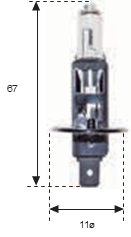 Pack 2 x H1 12v ULTRA PLUS +60% LUZ