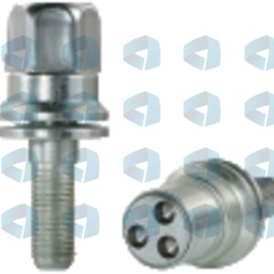 Tornillos antirrobo planos con arandela Amadini modelo AH3