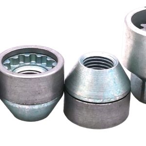 Tuercas antirrobo cónicas con arandela Amadini modelo DS/H