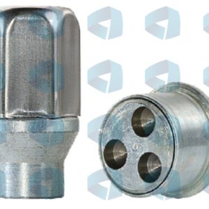 Tuercas antirrobo cónicas cilíndricas Amadini modelo T7