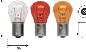 Lámpara Stop 12v 21w Ba15s P25