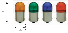 Piloto Tub 12v5w BA15s Amarilla
