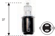 Lámpara Halógena 12v 10w Ba15d