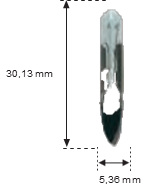 Wedge 24V. 50 mA BX2D