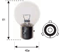 Lámpara Marchal 24v 50w BA21s