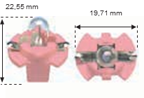 Lámpara Wedge Soldada 14v 1CP