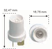 Wedge 12v 1w B9 Blanco