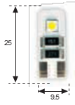 T10 12v. 20mA (Blister 2 Unid.)