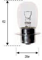 Lucas 24v 45w P22s